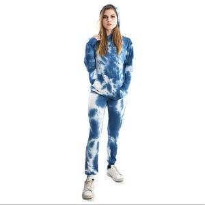 High quality co-rods tie dye hoodie & pants set